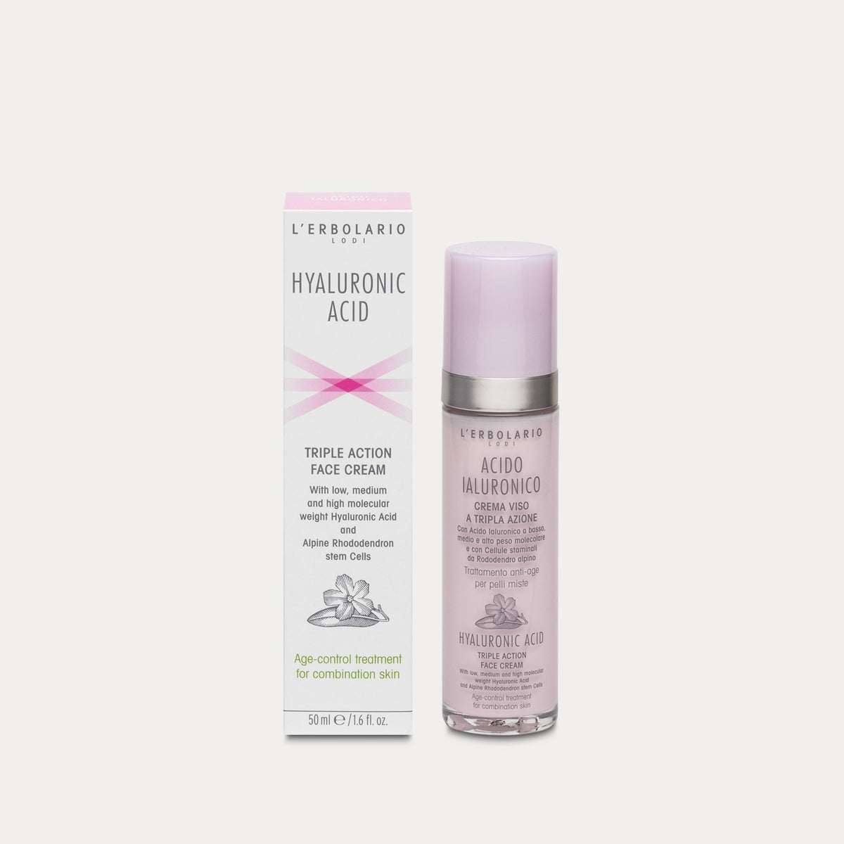 Triple Action Face Cream for Combination Skin Hyaluronic Acid