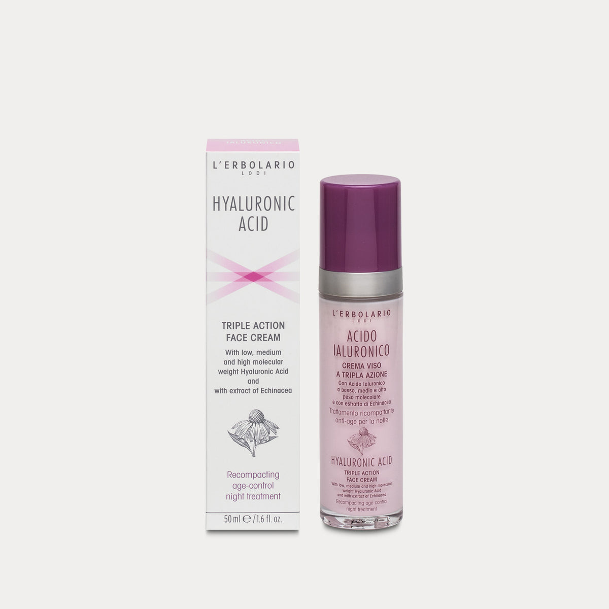Triple Action Face Cream Night Treatment Hyaluronic Acid
