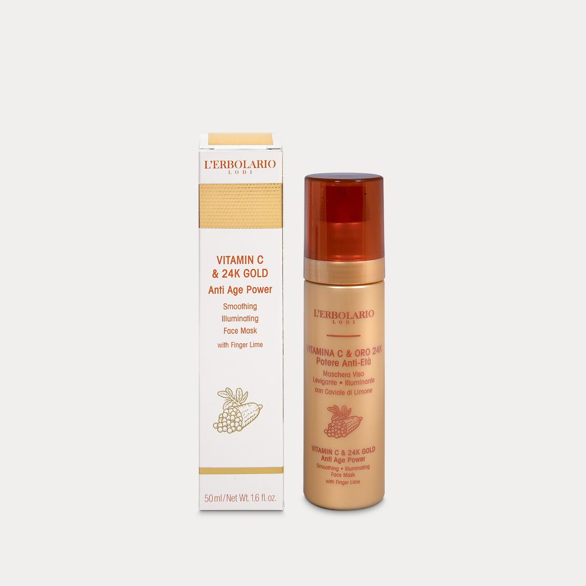 Face Mask Vitamin C & 24K Gold