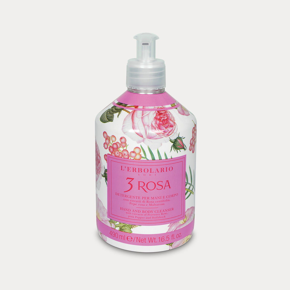 Hand and Body Cleanser 3 Rosa