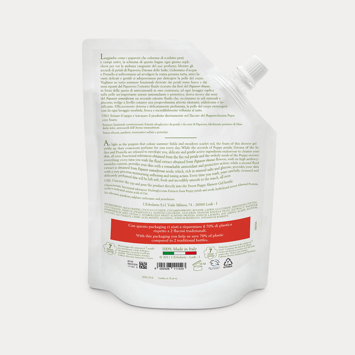 Eco Refill Shower Gel Sweet Poppy