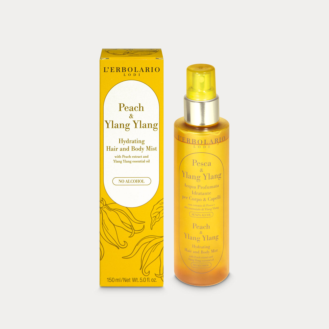 Hydrating Hair and Body Mist Peach & Ylang Ylang