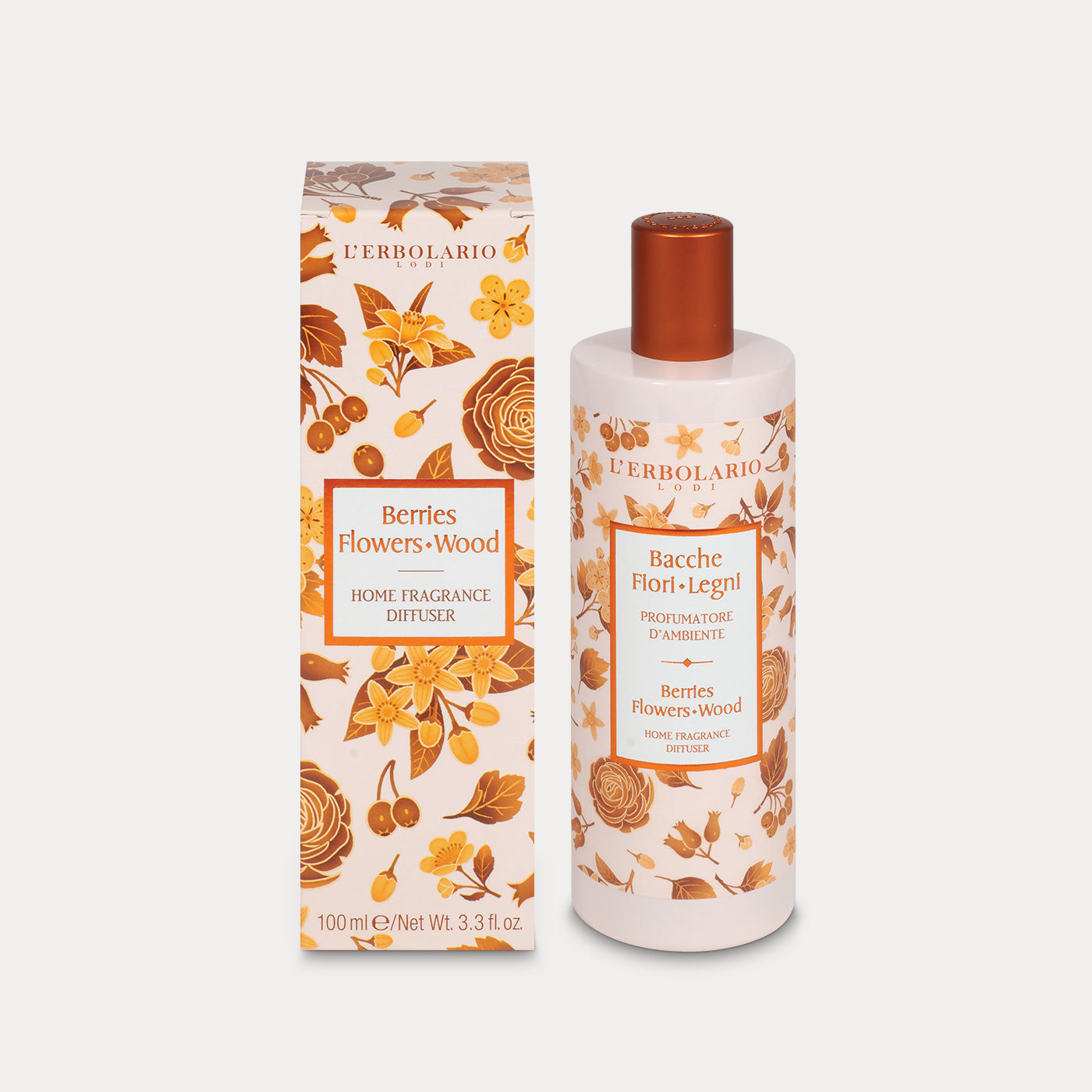 Home Fragrance Diffuser Berries Flowers Wood