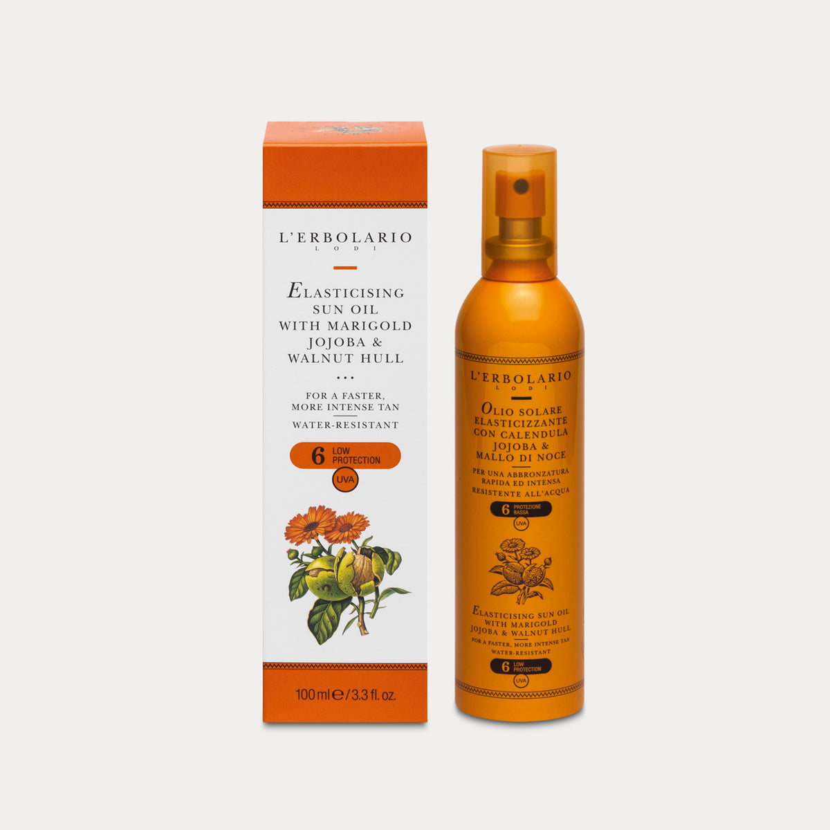 Elasticising Sun Oil SPF 6