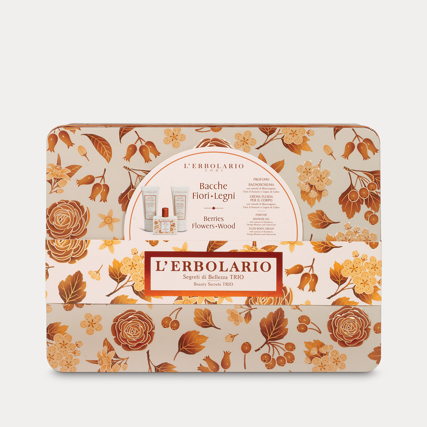 Beauty Secrets TRIO Berries Flowers Wood