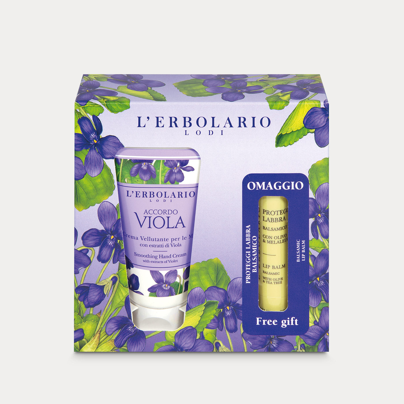 Accordo Viola Hand Cream and a free Lip Balm