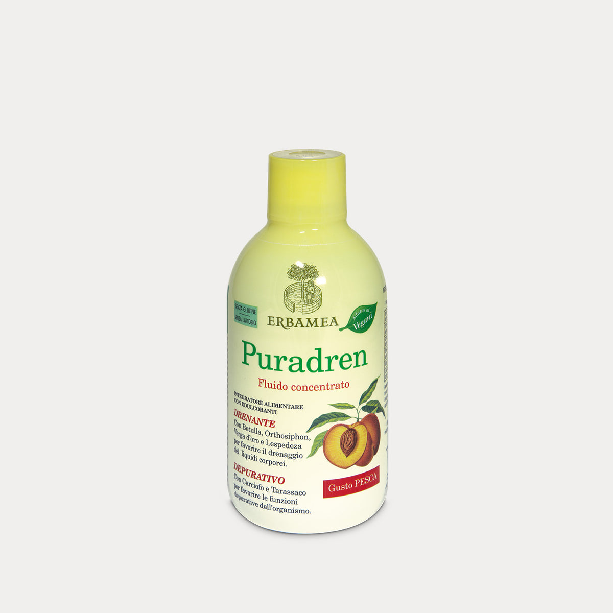 Peach-flavoured Concentrated Fluid Puradren