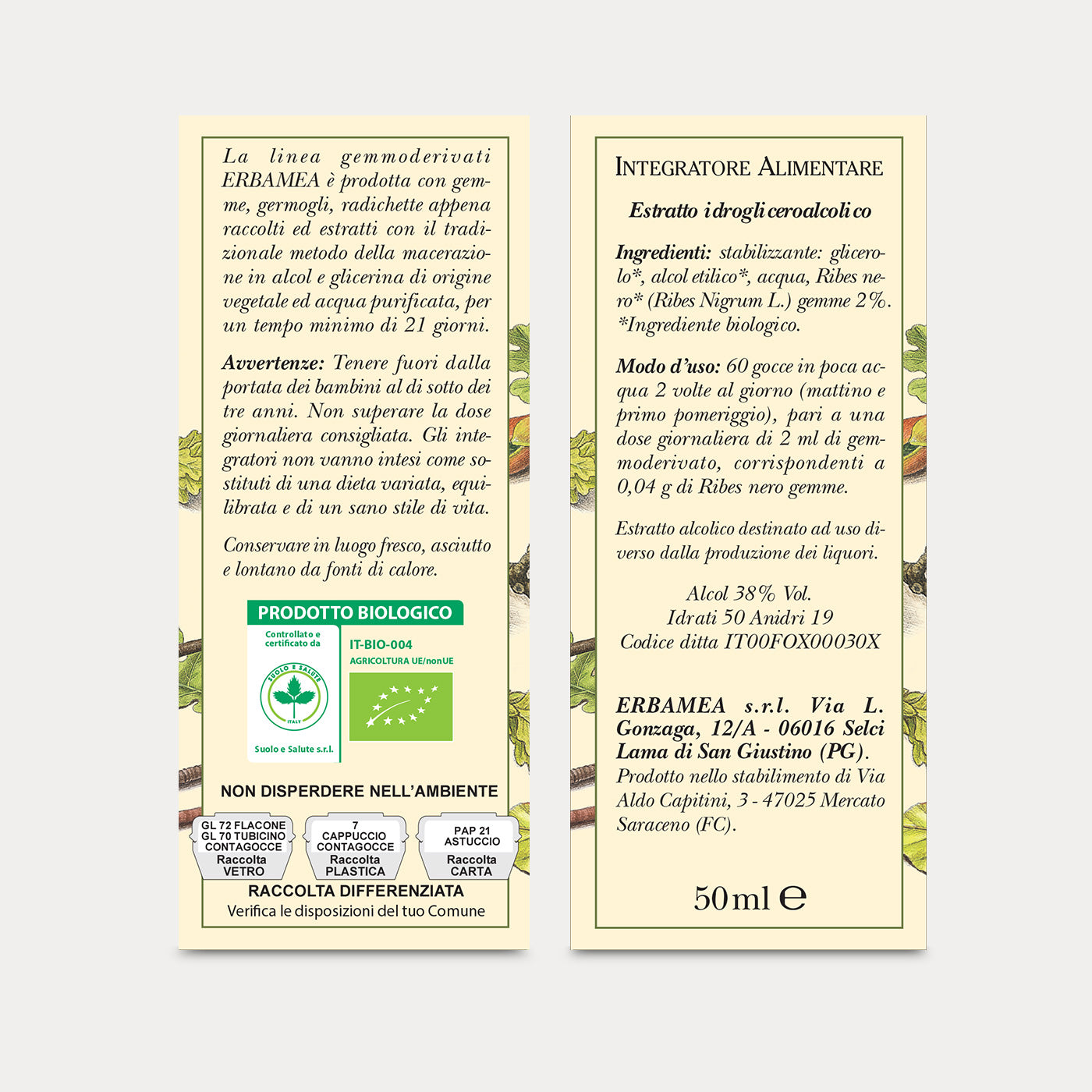 Food Supplement Ribes Nero