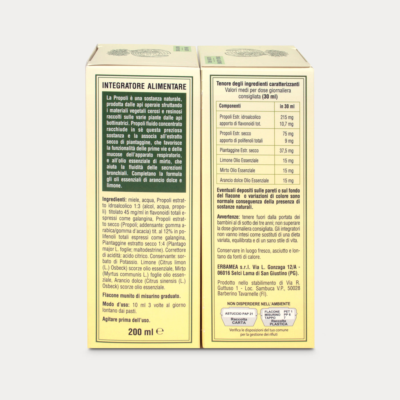 Concentrated fluid Titrated Propolis