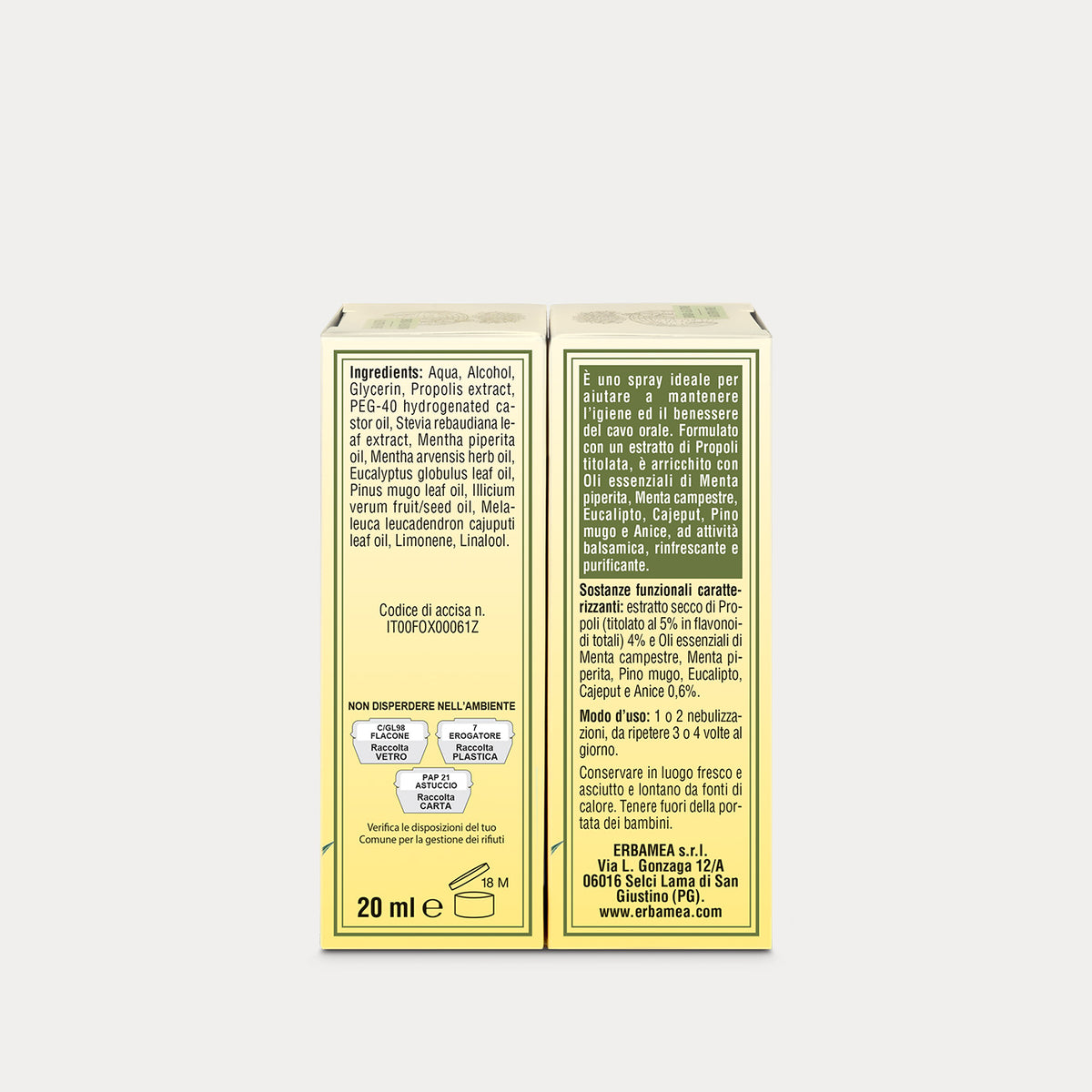 Spray Balsamic herbs Titrated Propolis