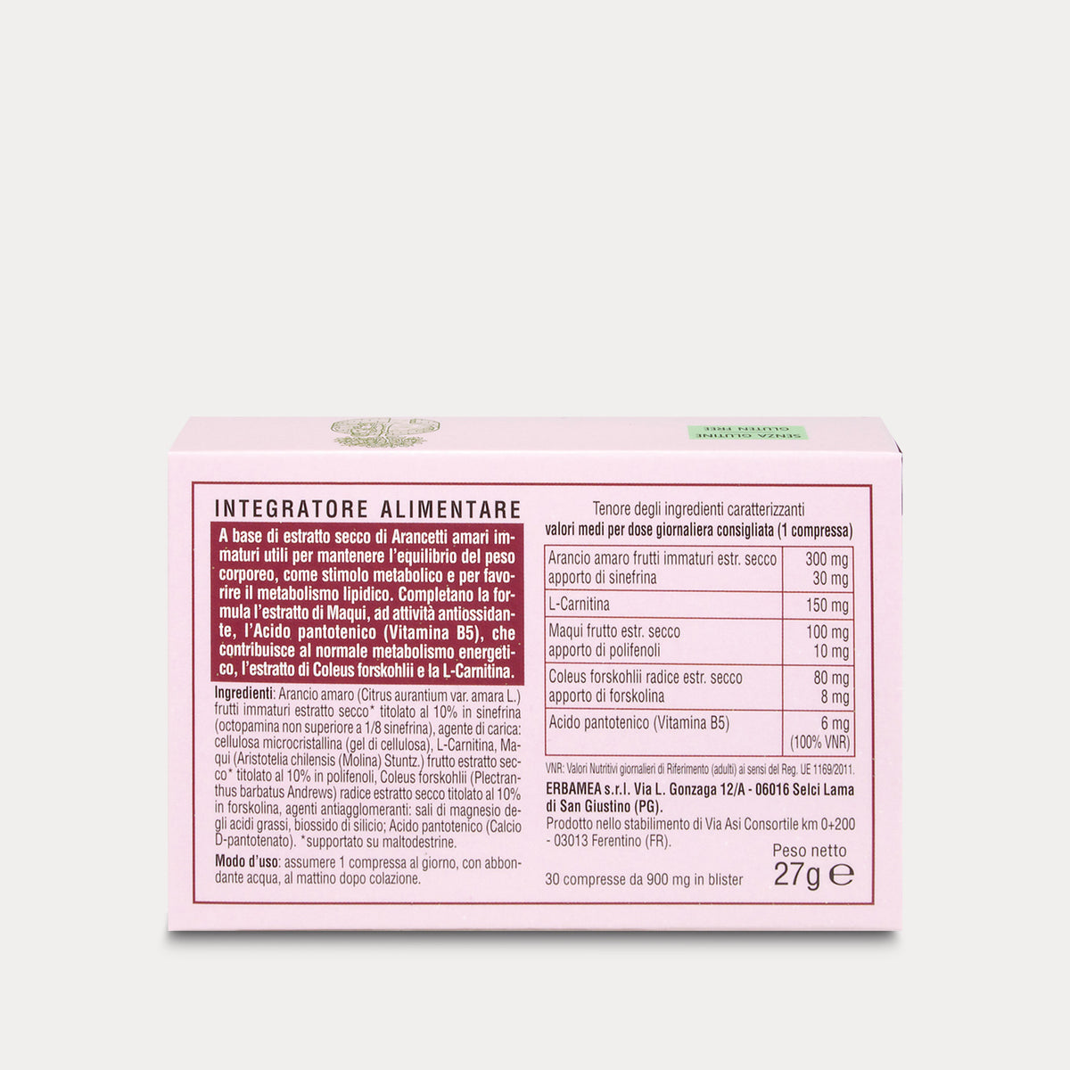 Food Supplement Erbaforma Linea Attiva