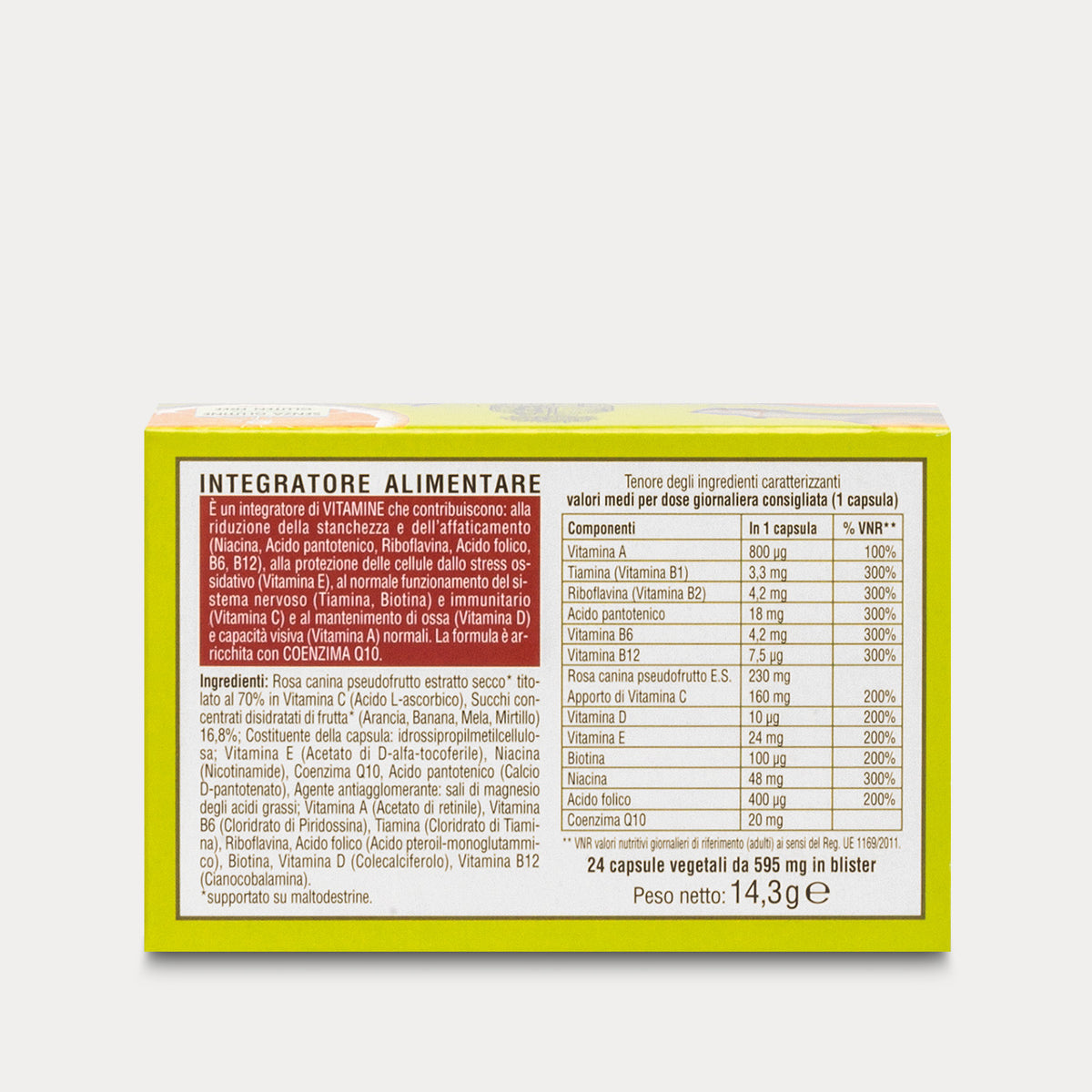 Food Supplement Multivitaminic Energy