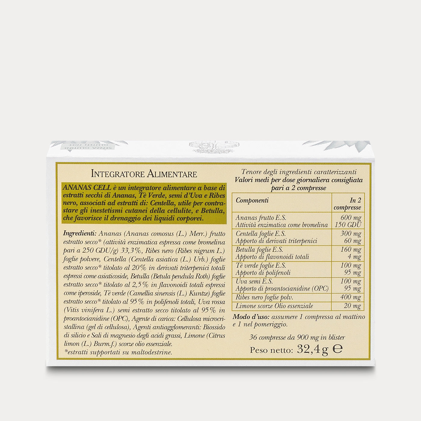 Food Supplement Ananas Cell