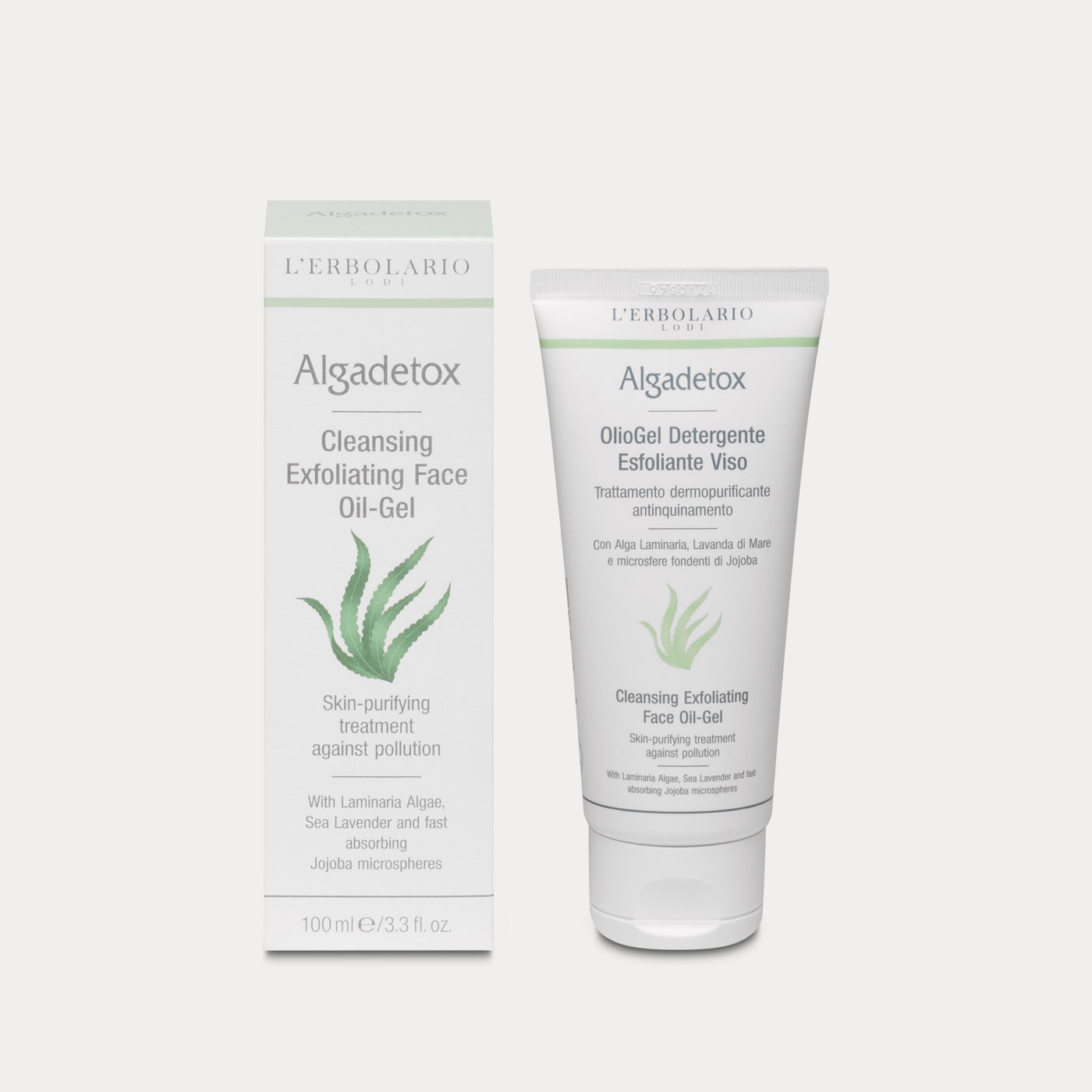 Cleansing Exfoliating Face Oil-Gel Algadetox