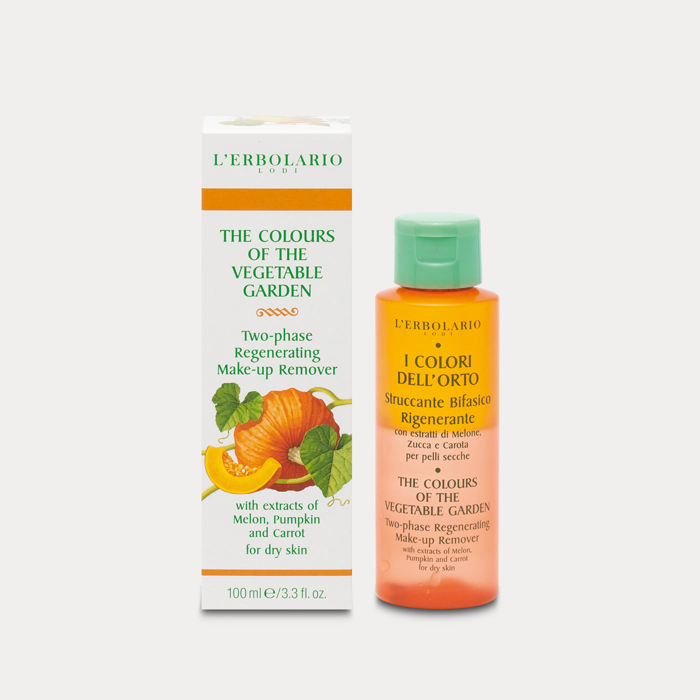 Two-phase Regenerating Make-up Remover The Colours of the Vegetable Garden