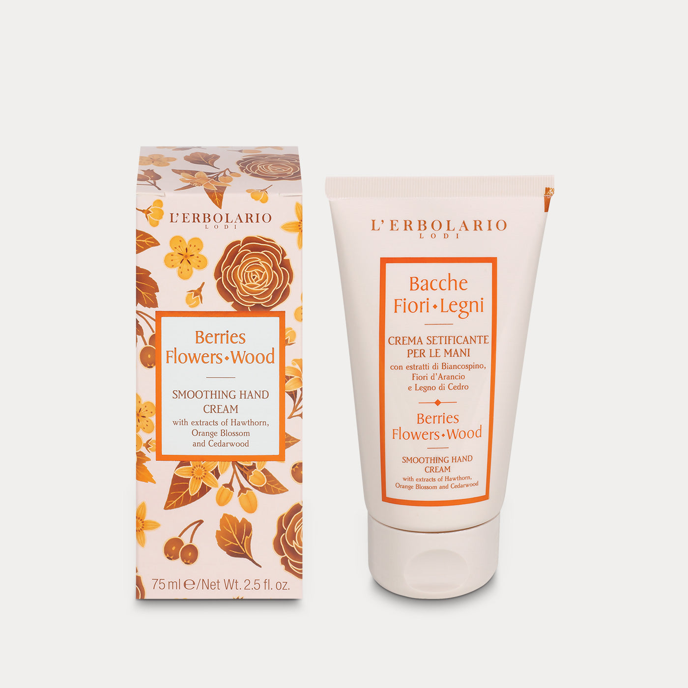 Smoothing Hand Cream Berries Flowers Wood