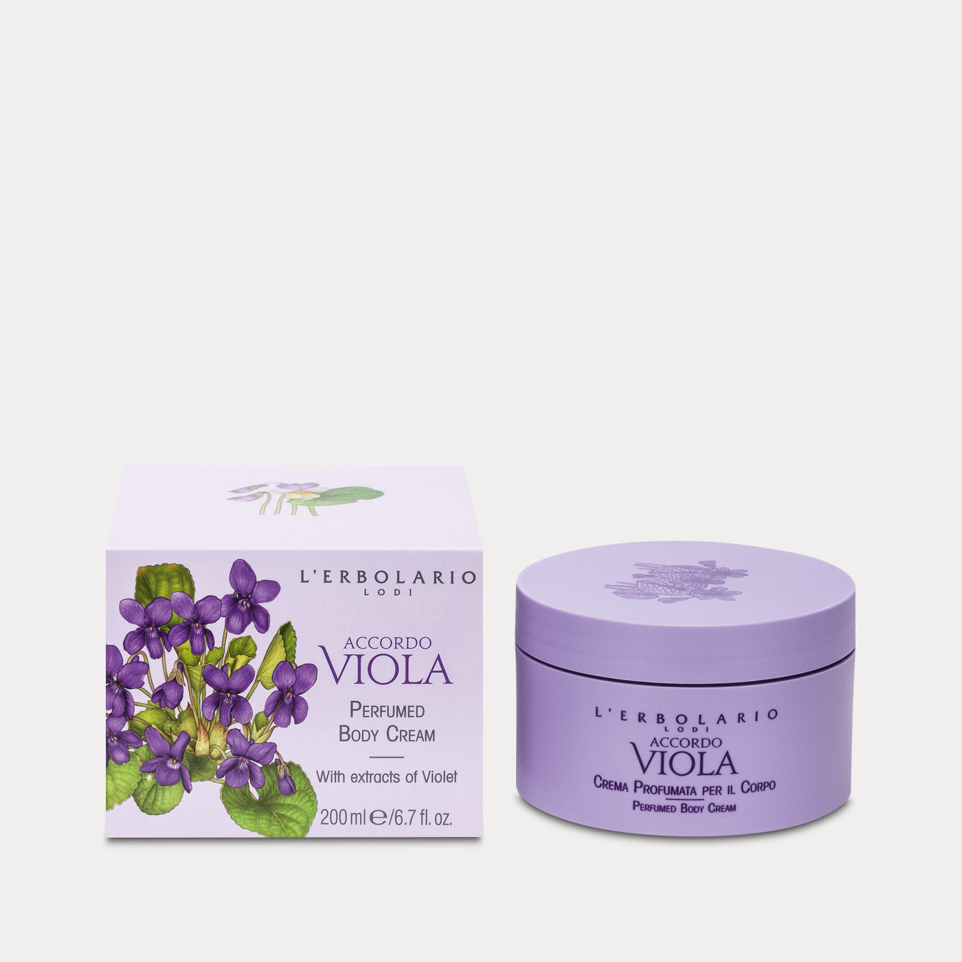 Perfumed Body Cream Accordo Viola