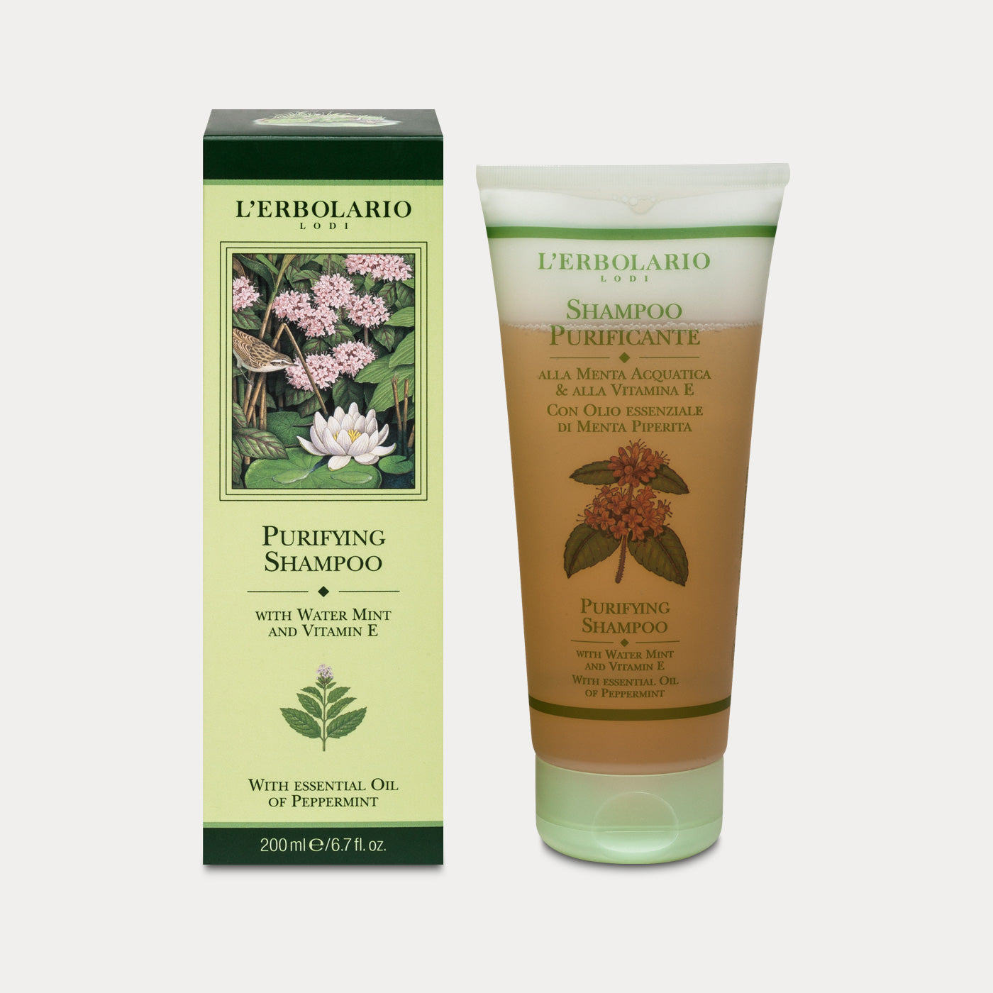 Purifying Shampoo with Water Mint and Vitamin E