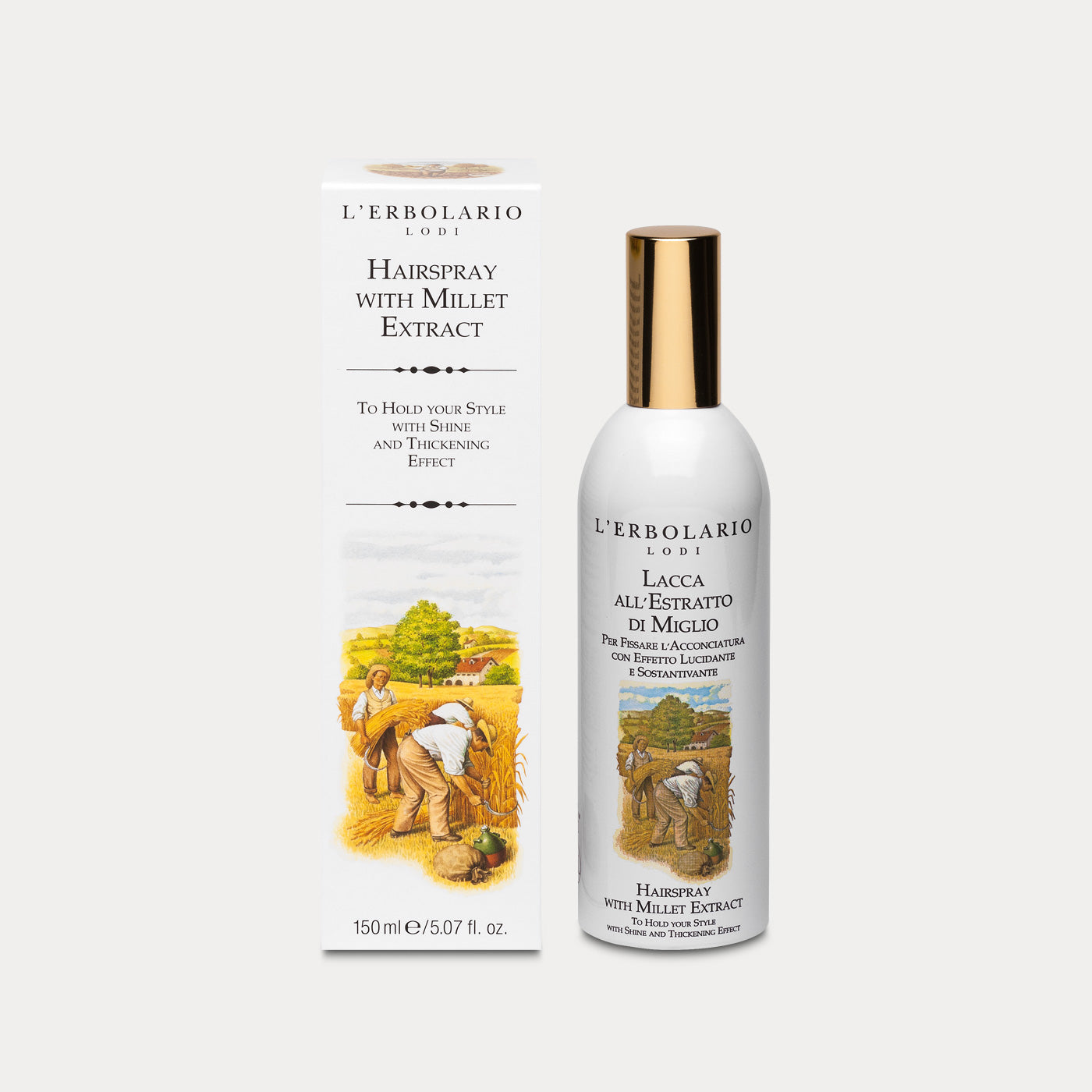 Hairspray with Millet Extract