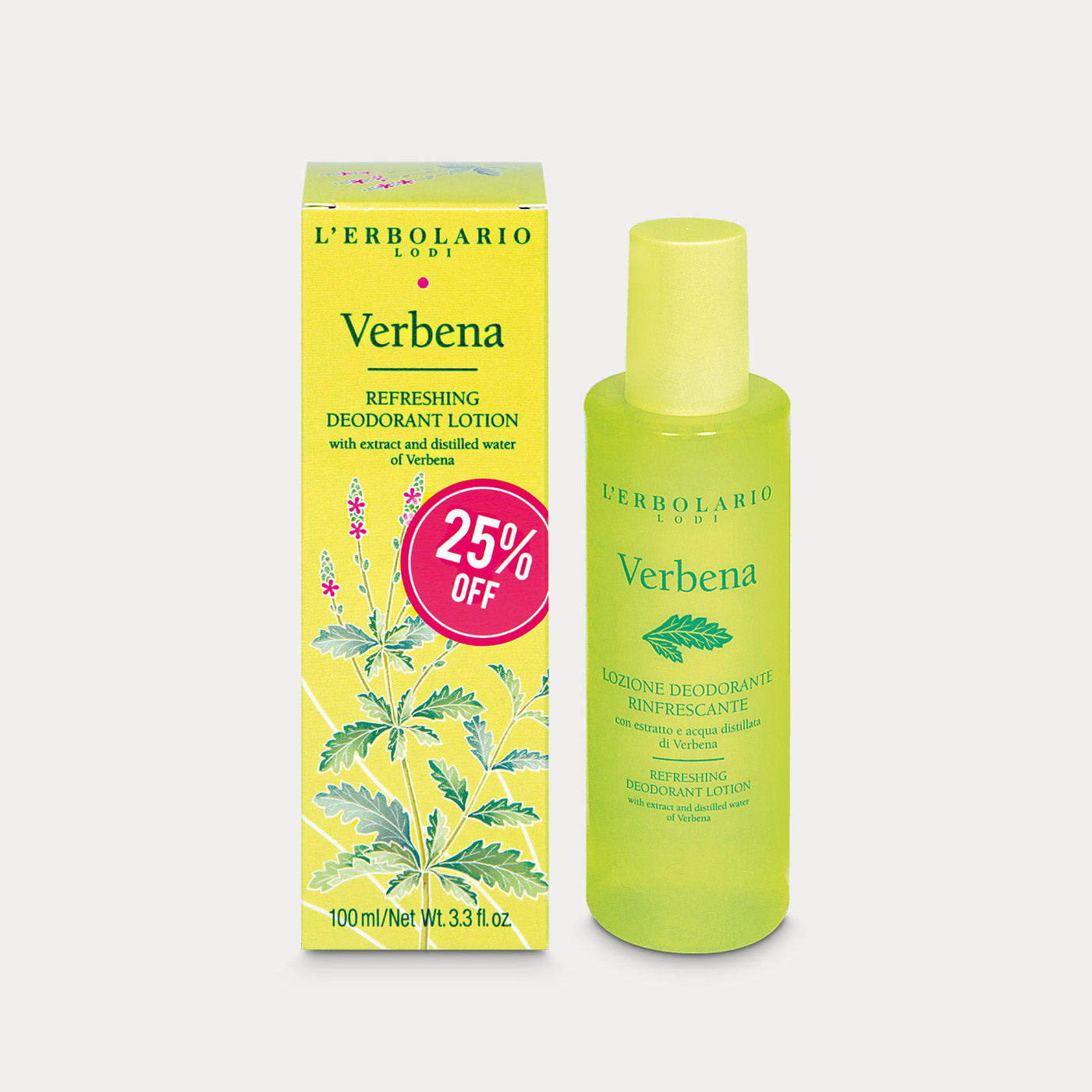 Refreshing Deodorant Lotion Verbena