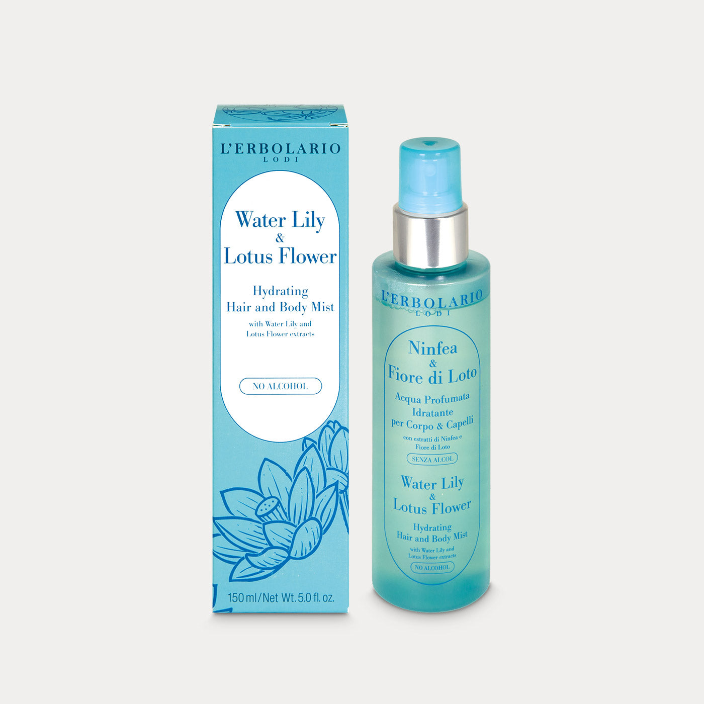 Hydrating Hair and Body Water Lily & Lotus Flower