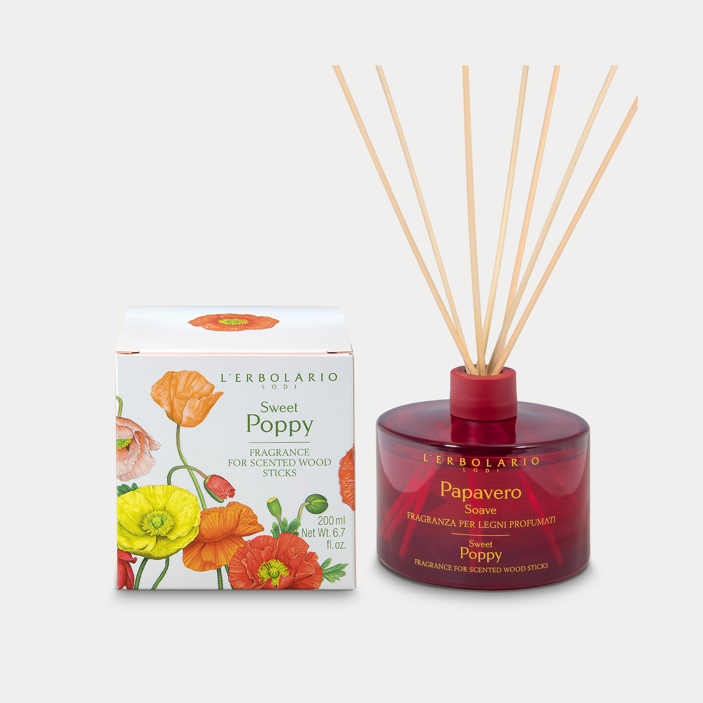 Fragrance for Scented Wood Sticks Sweet Poppy