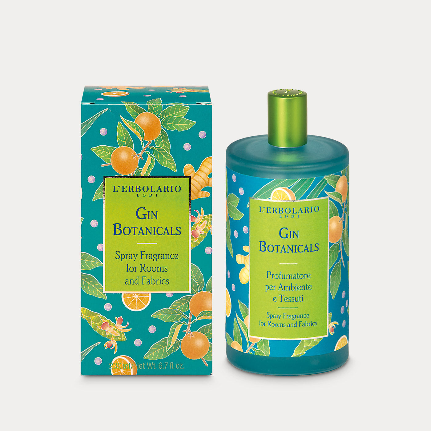 Spray Fragrance for Rooms and Fabrics Gin Botanicals