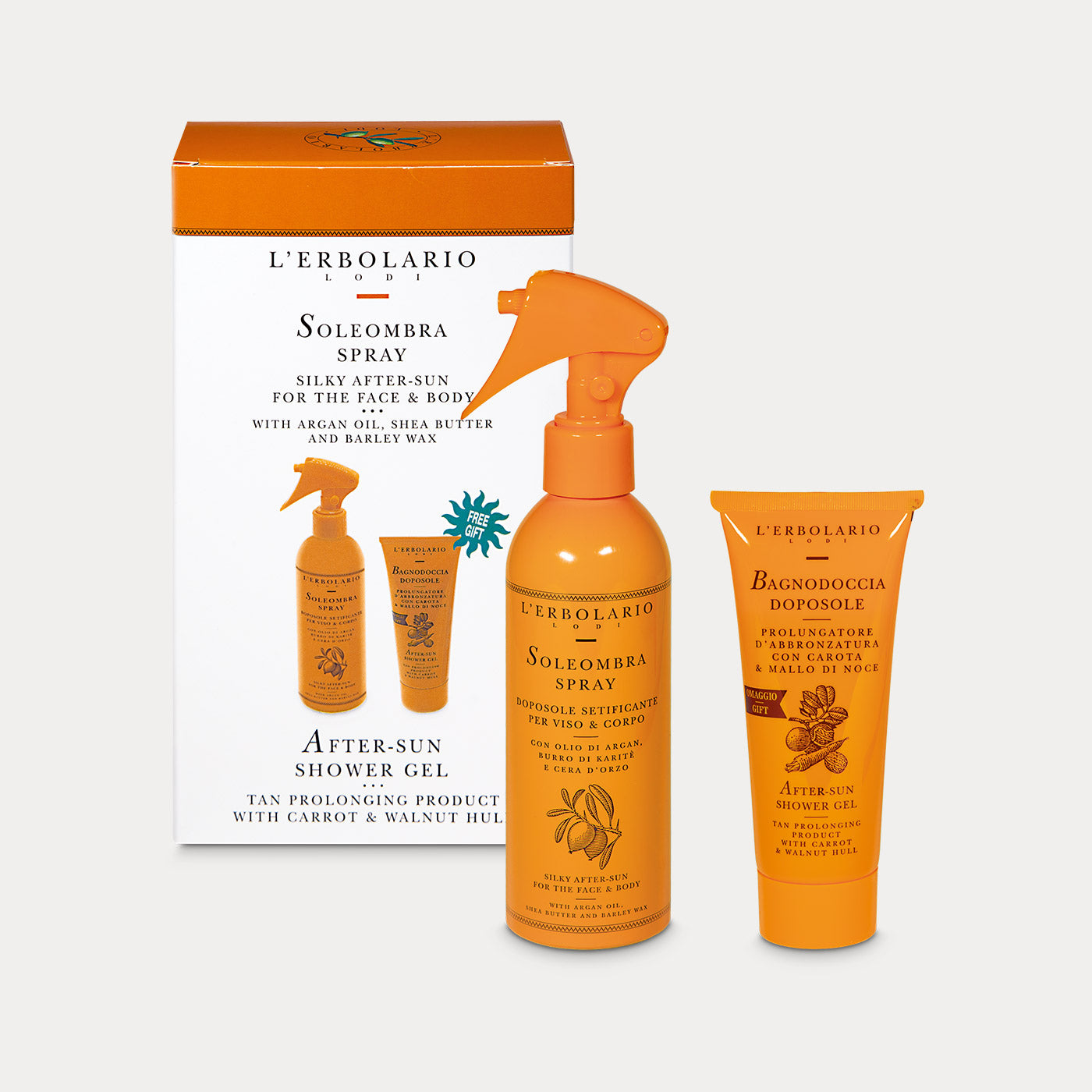 Soleombra After-Sun Spray and free After-Sun Shower Gel
