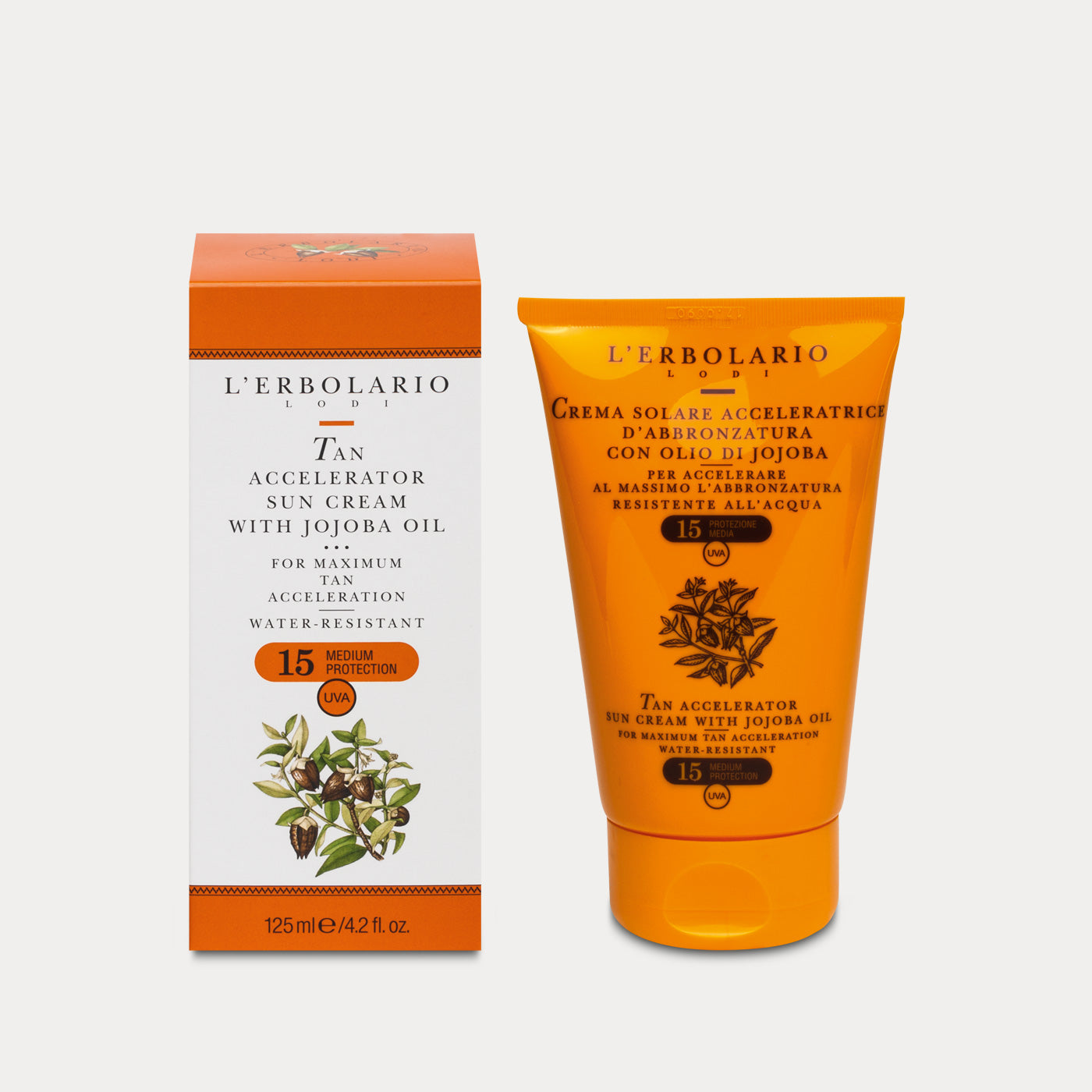 Tan accelerator Sun Cream for the body SPF 15