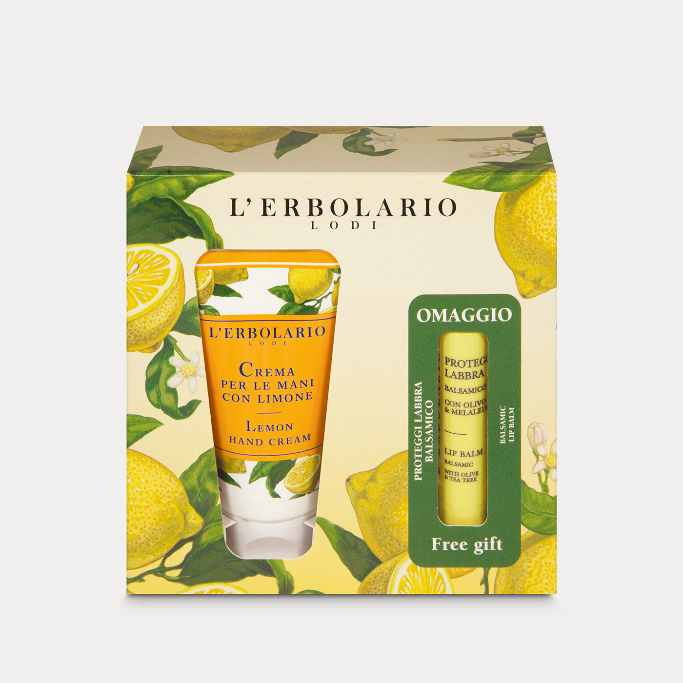 Lemon Hand Cream and a free Lip Balm