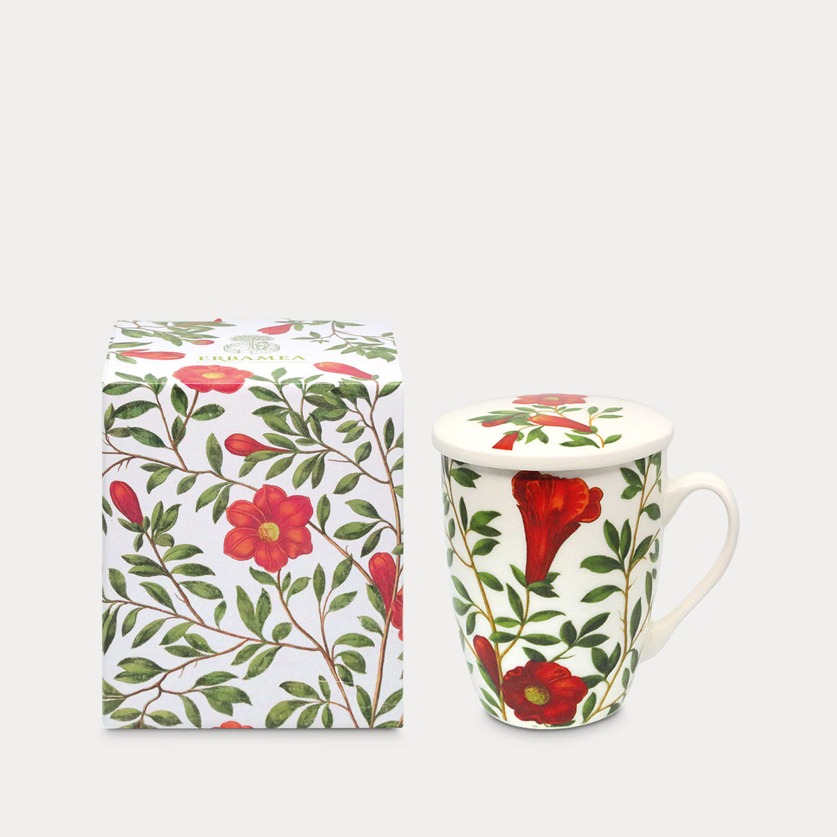 MUG Cup - Red Flowers